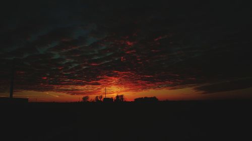 Scenic view of sky during sunset