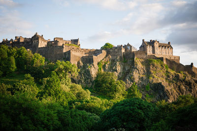 Edinburgh castle against sky