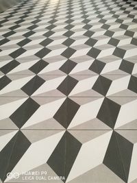 Full frame shot of tiled floor