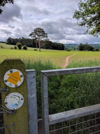 Scenic view of landscape against sky