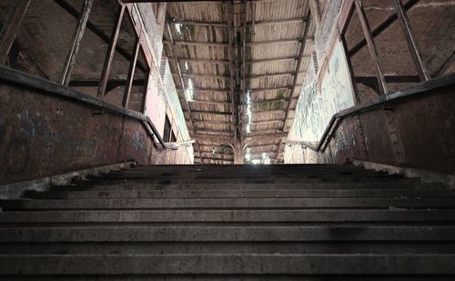 Low angle view of staircase