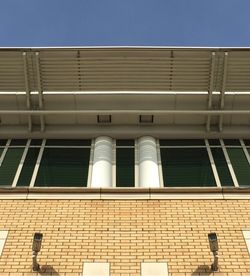 Low angle view of modern building