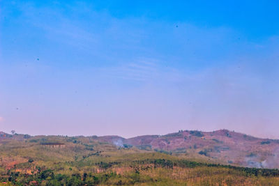 Nature scenery with blue sky