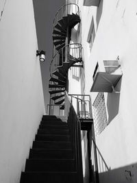 Low angle view of staircase