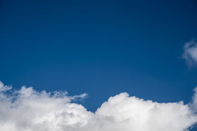 Low angle view of clouds in sky