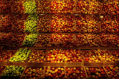 Full frame shot of market stall for sale