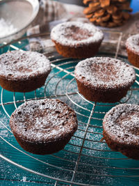 Close-up of cake on table