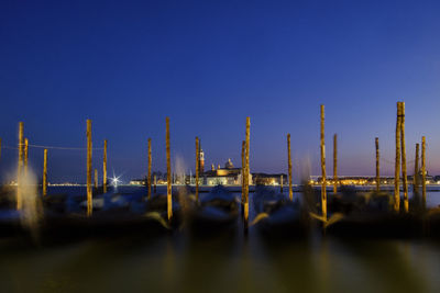 Boats in harbor