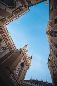 Low angle view of building against sky