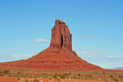 Rock formations in a desert