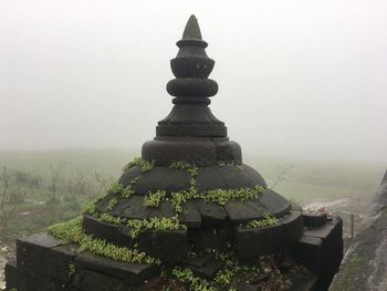 Panoramic view of temple against sky