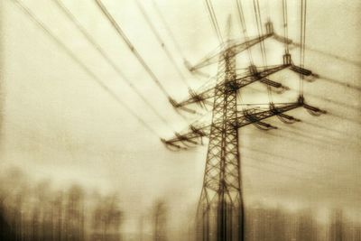 Close-up of power lines