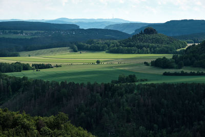 Scenic view of landscape against sky