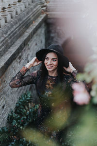 Portrait of a smiling young woman