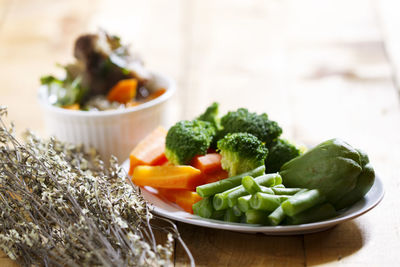 Close-up of salad in bowl