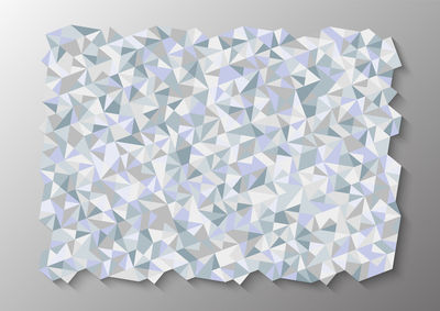 High angle view of white paper on table