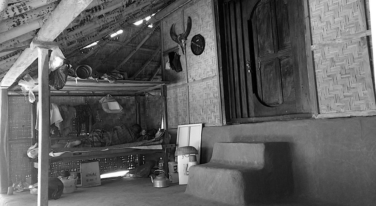INTERIOR OF ABANDONED HOUSE