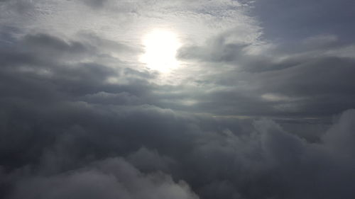 Low angle view of cloudscape against sky