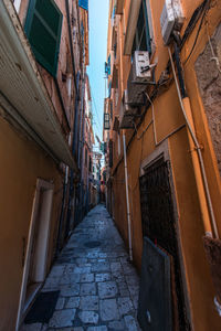 Alley amidst buildings