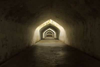 Empty corridor of building