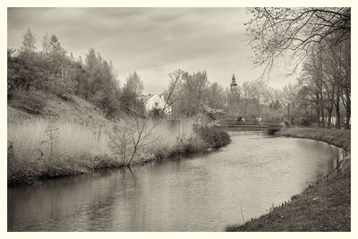 River with trees in background