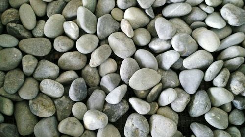 Full frame of pebbles