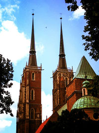 Low angle view of church