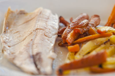 Close-up of food in plate