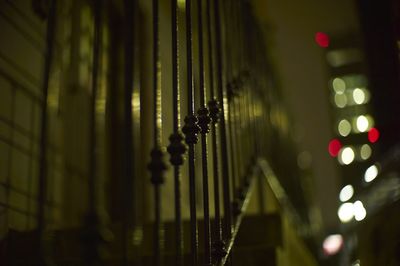 Defocused lights at night