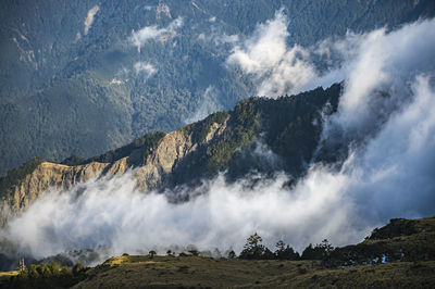 Panoramic view of landscape against sky