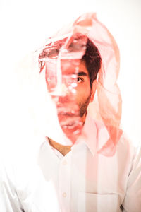 Close-up portrait of young man