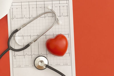 High angle view of tomatoes on table against white background