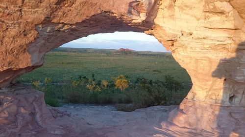 View of rock formation