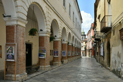 A street of sant'agata dè goti, a village in campania region.