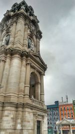 Low angle view of building against sky