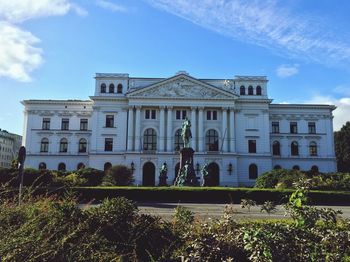 Facade of building