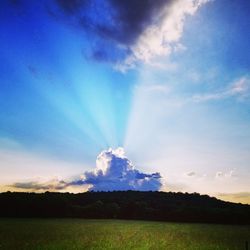 Scenic view of landscape against sky