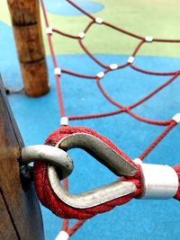 Close-up of metal chain