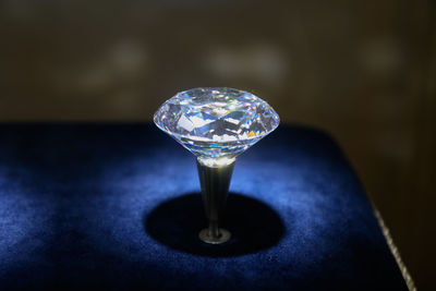 Close-up of glass on table