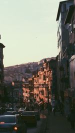 Buildings in city against sky