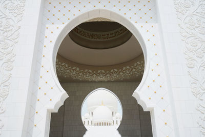 Low angle view of ceiling