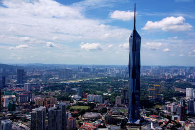 Cityscape against sky