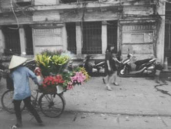 View of flower bouquet