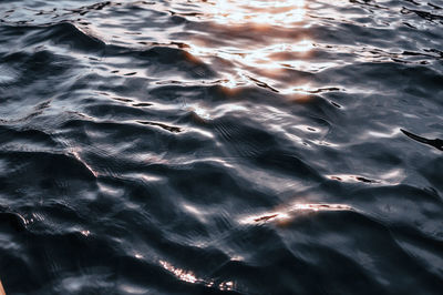 Full frame shot of rippled water