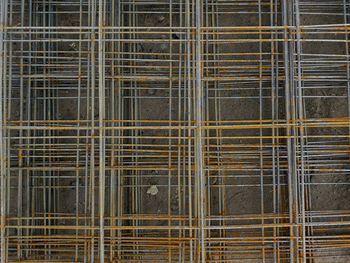 Full frame shot of scaffolding