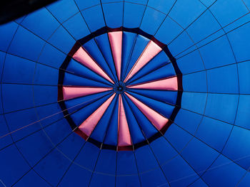 Full frame shot of hot air balloon