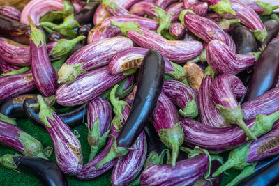 Full frame shot of vegetables at market