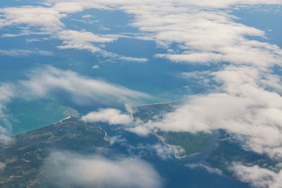 Low angle view of cloudscape