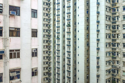 Full frame of residential buildings