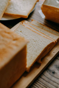 Close-up of food on table